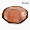 ÚJRAHASZNOSÍTOTT ÜVEG ASZTALDÍSZ KORALL - CRYSTAL COLOURS DECO GYŰJTEMÉNY BY HOMANIA S0106008-B