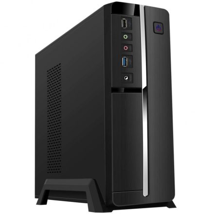 Micro Mini Torony ATX PC Ház Tápegységgel TooQ TQC-3005U3 Slim USB 3.0