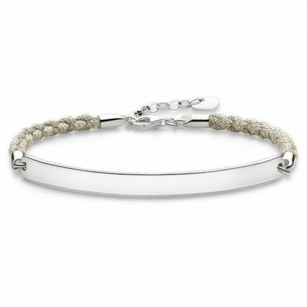 Női karkötő Thomas Sabo LBA0029-173-19 Ezüst színű Fehér 15-18 cm 19,5 cm MOST 99772 HELYETT 32517 Ft-ért!