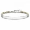 Női karkötő Thomas Sabo LBA0029-173-19 Ezüst színű Fehér 15-18 cm 19,5 cm MOST 99772 HELYETT 32517 Ft-ért!