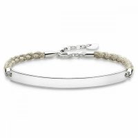   Női karkötő Thomas Sabo LBA0029-173-19 Ezüst színű Fehér 15-18 cm 19,5 cm MOST 99772 HELYETT 31186 Ft-ért!