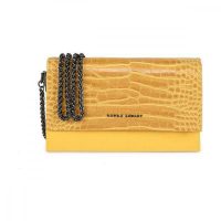   Női Kézitáska Laura Ashley DUDLEY-CROCO-YELLOW Sárga 22 x 12 x 5 cm MOST 116015 HELYETT 35485 Ft-ért!