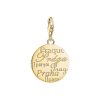 Női gyöngydísz Thomas Sabo IC12363-413-39 Aranysàrga 2 cm MOST 61101 HELYETT 18015 Ft-ért!