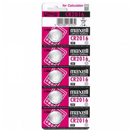 Lítium Gombelem Maxell CR-2016 3 V (5 pcs) MOST