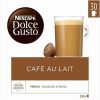 Kávékapszulák Nescafé Dolce Gusto Cafe Au Lait 1 egység 30 egység MOST 10836 HELYETT 6490 Ft-ért!