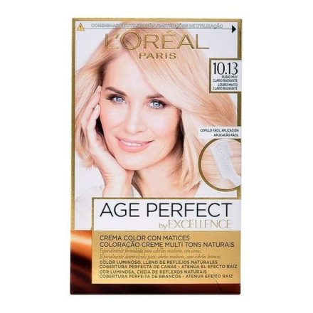 Tartós Öregedésgátló Hajfesték Excellence Age Perfect L'Oreal Expert Professionnel Szőke Tartós Öregedésgátló Hajfesték Excellence Age Perfect L'Oreal Expert Professionnel Szőke