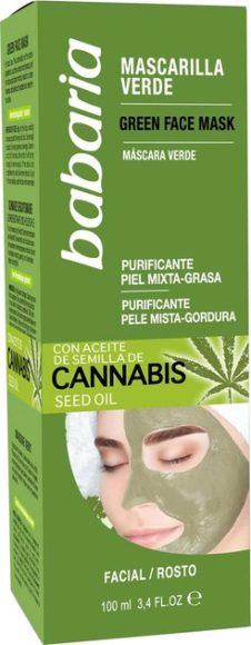 Tisztító maszk Cannabis Babaria (100 ml)