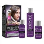 Egyenesítő  Hajkezelés Kativa Keratin Brasilian (3 db)