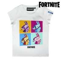 Gyermek Rövid ujjú póló Fortnite 75052 Fehér