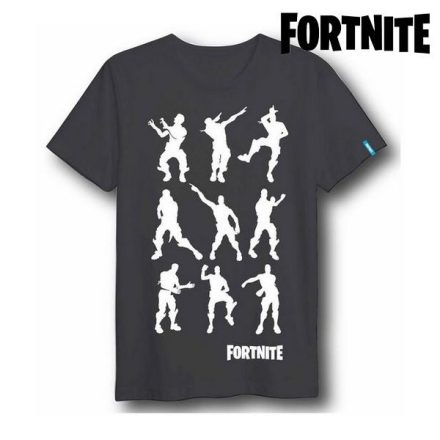 Unisex rövid ujjú póló Fortnite 75061 Fekete