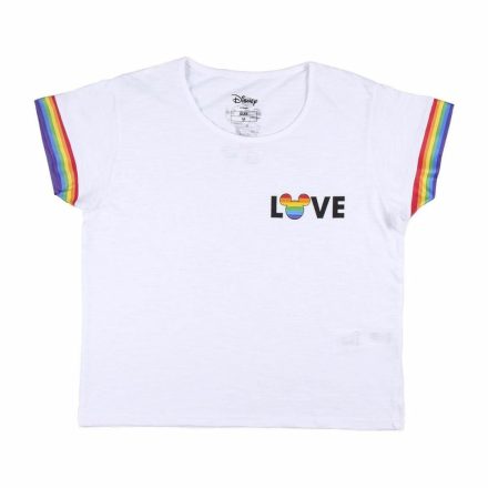 Női rövidujjú póló Disney Love Pride Fehér MOST 10047 HELYETT 3249 Ft-ért!