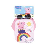   Készlet Peppa Pig Napszemüveg Rózsaszín Sapka (2 pcs) MOST 10062 HELYETT 5647 Ft-ért!