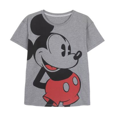 Női rövidujjú póló Mickey Mouse Szürke Sötét szürke L méret 