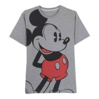   Férfi rövid ujjú póló Mickey Mouse Szürke Sötét szürke Felnőtt MOST 12367 HELYETT 2794 Ft-ért!