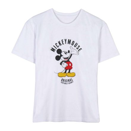 Női rövidujjú póló Mickey Mouse Fehér MOST 12367 HELYETT 3390 Ft-ért!