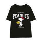   Női rövidujjú póló Snoopy Fekete MOST 12367 HELYETT 3390 Ft-ért!