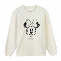   Női Kapucni nélküli pulóver Minnie Mouse Bézs szín MOST 27062 HELYETT 13724 Ft-ért!