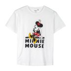   Női rövidujjú póló Minnie Mouse Fehér MOST 11594 HELYETT 6796 Ft-ért!
