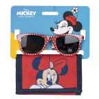   Sunglasses and Wallet Set Minnie Mouse 2 Darabok Piros MOST 8276 HELYETT 4646 Ft-ért!
