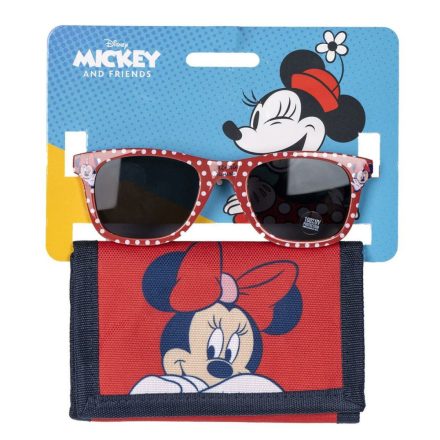 Sunglasses and Wallet Set Minnie Mouse 2 Darabok Piros MOST 8276 HELYETT 4646 Ft-ért!