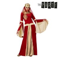 Felnőtt Jelmez Középkori hölgy Piros XL