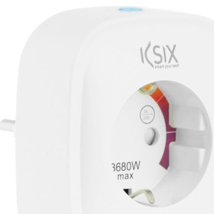 Intelligens dugó KSIX Smart Energy Slim WIFI 250V Fehér MOST 11594 HELYETT 7705 Ft-ért!