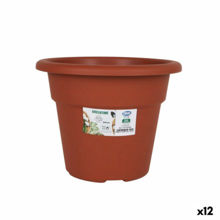 Virágcserép Dem Greentime Kör Alakú Barna ø 20 x 15,75 cm (12 egység) MOST 10163 HELYETT 6085 Ft-ért!