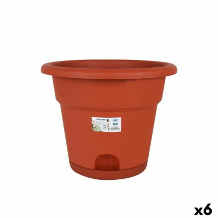 Virágcserép alátéttel Dem Greentime Barna ø 35 x 28,5 cm (6 egység) MOST 17356 HELYETT 10607 Ft-ért!