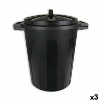   Szemetes Kuka Dem 70 L Fekete 56 x 45 x 60 cm (3 egység) MOST 29027 HELYETT 16717 Ft-ért!