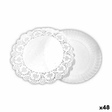 Torta állvány Algon Fehér 16 x 16 x 1,5 cm Kör Alakú (4 Darabok) (48 egység) MOST 17681 HELYETT 12402 Ft-ért!