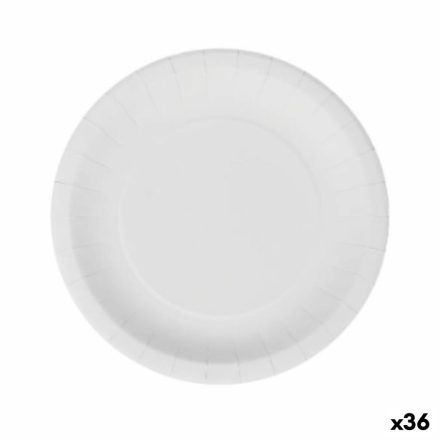 Ételek halmaza Algon Eldobható Fehér Préselt Papír 20 cm (36 Rgység) MOST 16575 HELYETT 9921 Ft-ért!