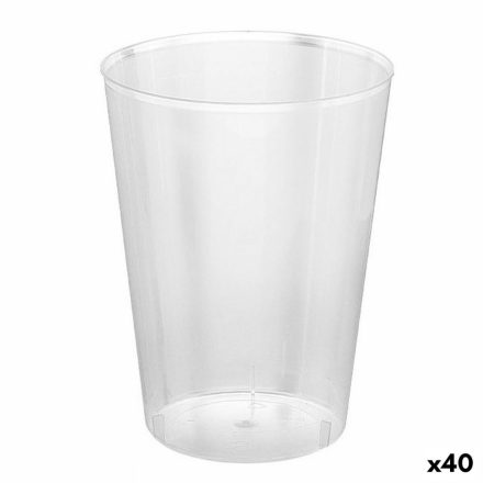 Újrafelhasználható poharak készlete Algon Átlátszó Almabor 40 egység 500 ml (10 Darabok) MOST 70227 HELYETT 39611 Ft-ért!