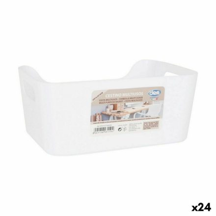 Többcélú kosár Confortime Fehér 24 x 16,5 x 10 cm (24 egység) MOST 29514 HELYETT 17213 Ft-ért!