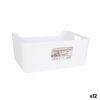 Többcélú kosár Dem Fehér 33 x 24 x 14,5 cm (12 egység) MOST 39074 HELYETT 22414 Ft-ért!