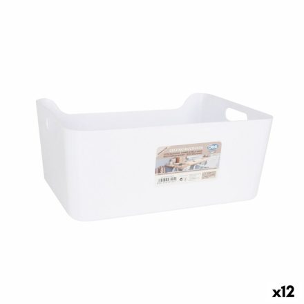 Többcélú kosár Dem Fehér 33 x 24 x 14,5 cm (12 egység) MOST 39074 HELYETT 22414 Ft-ért!