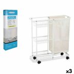   Fürdőszoba polcok Confortime Laundry Bag Fém 69 x 22,5 x 75 cm (3 egység) (69 x 22.5 x 75 cm) MOST 89656 HELYETT 28705 Ft-ért!