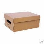   Tárolódoboz fedéllel Confortime Préselt Papír 30 x 22,5 x 12,5 cm (12 egység) MOST 11447 HELYETT 6854 Ft-ért!