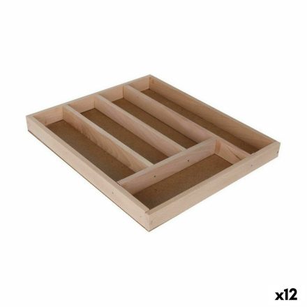 Evőeszköz szervező Quttin Fa 33 x 28 x 3,5 cm (12 egység) MOST 52160 HELYETT 29879 Ft-ért!