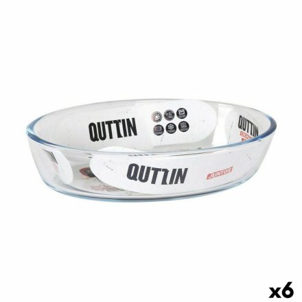 Szervírozótányér Quttin 700 ml Üveg Ovális (6 egység) MOST 11601 HELYETT 6945 Ft-ért!
