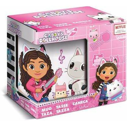 Taza Bögre Gabby's Dollhouse 325 ml Kerámia Ajándékdoboz MOST 7688 HELYETT 3737 Ft-ért!