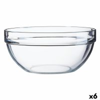   Salátás Tál Luminarc Átlátszó Üveg (20 cm) (6 egység) MOST 19576 HELYETT 13493 Ft-ért!