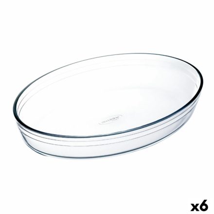 Kemencés ételeknek való tartó Ô Cuisine Ocuisine Vidrio Átlátszó Üveg Ovalada 35 x 25 x 7 cm (6 egység) MOST 37689 HELYETT 26589 Ft-ért!