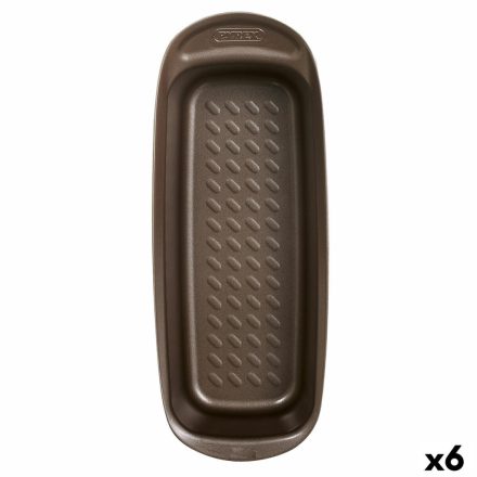Sütőforma Pyrex Asimetria Négyszögletes Fekete Fém Ø 30 cm (6 egység) MOST 62331 HELYETT 46903 Ft-ért!