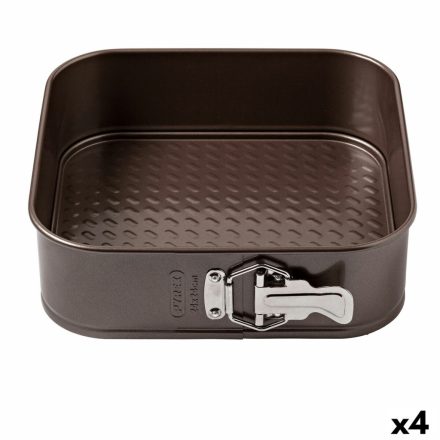 Tavaszforma Sütő Pyrex Asimetria Négyzetben Fekete Fém (4 egység) MOST 52191 HELYETT 39272 Ft-ért!