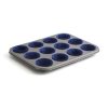 Muffin Sütőforma Quid Sweet Grey Fekete 36 x 17 x 3 cm (12 egység) MOST 70893 HELYETT 53351 Ft-ért!