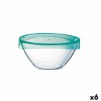   Salátás Tál Luminarc Keep'n Lagon Átlátszó Fedéllel Üveg Ø 17 cm (6 egység) MOST 28779 HELYETT 19842 Ft-ért!