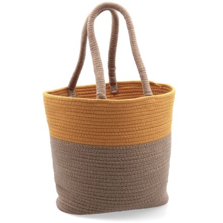 Dekoratív kosár Vinthera Moa Ochre szín Pamut 40 x 30 x 15 cm MOST 14378 HELYETT 8607 Ft-ért!