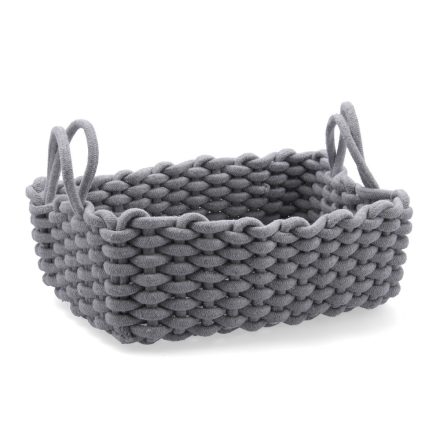 Dekoratív kosár Vinthera Moa Szürke Pamut 35 x 25 x 13 cm MOST 9668 HELYETT 5787 Ft-ért!