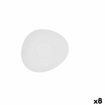 Tányér Bidasoa Fosil Fehér Kerámia Alumínium-oxid 15,8 x 13,8 x 2 cm Kávézó (8 egység) MOST 15886 HELYETT 9508 Ft-ért!