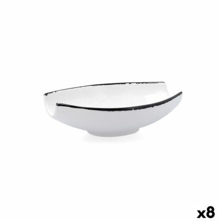 Tál Ariane Vital Filo Fehér Fekete Kerámia 19 x 13,5 cm (8 egység) MOST 49445 HELYETT 37205 Ft-ért!